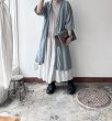画像1: Luminaes 手染めリネン ローブカーディガン (1)