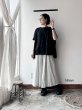 画像1: 【予約販売 ; ８月中旬】Luminaes 手染めリネン 後ろギャザープルオーバー (1)