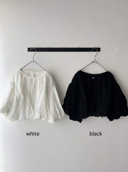 画像2: Gauze# KHADI COTTON LINEN GATHER BORRERO (2)