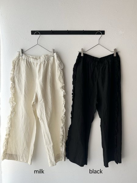 画像2: Gauze# LINEN VIVIENNE PANTS (2)