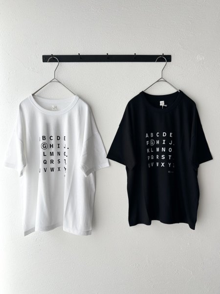 画像2: (g) TENJIKU PRINT Tee ALPHABET (2)