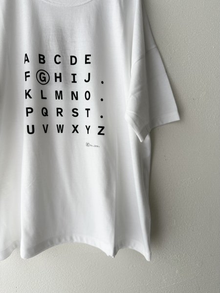 画像7: (g) TENJIKU PRINT Tee ALPHABET (7)