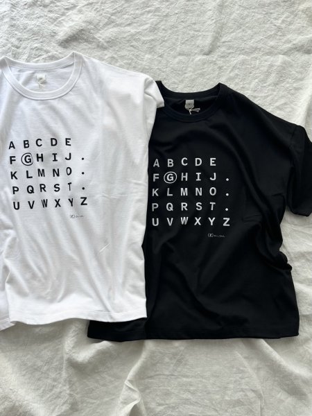 画像1: (g) TENJIKU PRINT Tee ALPHABET (1)