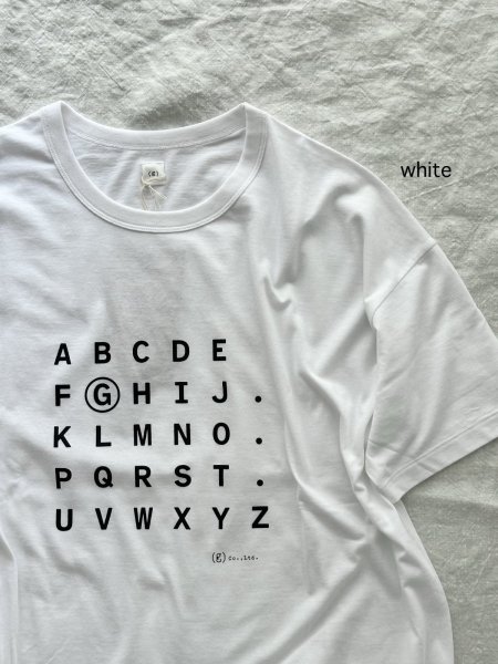画像3: (g) TENJIKU PRINT Tee ALPHABET (3)