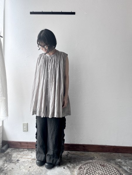 画像9: Gauze# LINEN VIVIENNE PANTS (9)