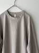 画像4: prit 30/1リサイクルムラ糸天竺クルーネックプルオーバー (4)