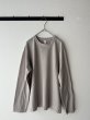 画像3: prit 30/1リサイクルムラ糸天竺クルーネックプルオーバー (3)