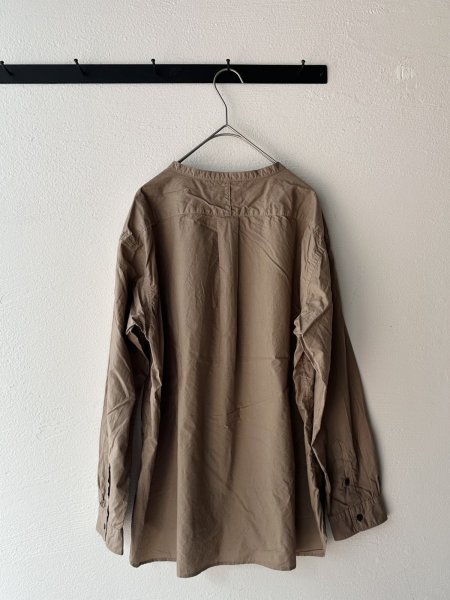 画像6: prit 80/1タイプライター バンドカラーシャツ (6)