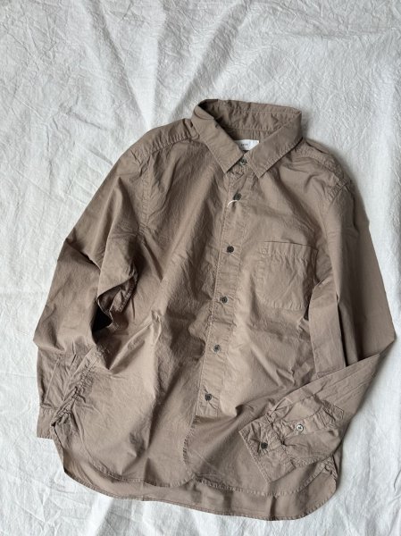 画像1: prit 80/1タイプライター レギュラーカラーシャツ (1)