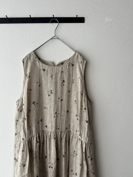 画像2: Vlas Blomme Wildflower Printed ノースリーブドレス (2)