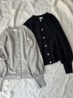 画像1: Gauze# TINY FRILL URAKE CARDIGAN (1)