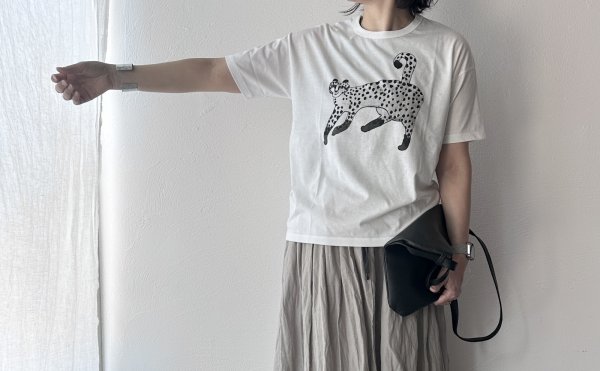 画像5: (g) TENJIKU PRINT Tee CHEETAH (5)