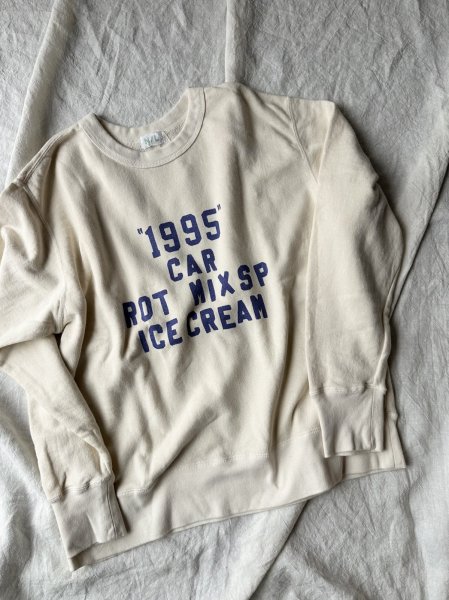 画像5: NATURAL LAUNDRY コットンリネン裏毛 キャロットプリントプルオーバー (5)