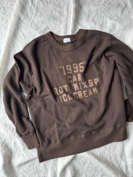 画像7: NATURAL LAUNDRY コットンリネン裏毛 キャロットプリントプルオーバー (7)