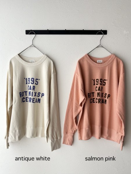 画像3: NATURAL LAUNDRY コットンリネン裏毛 キャロットプリントプルオーバー (3)