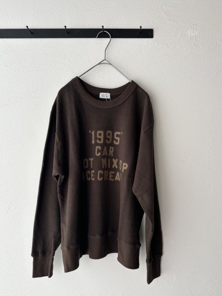 画像9: NATURAL LAUNDRY コットンリネン裏毛 キャロットプリントプルオーバー (9)