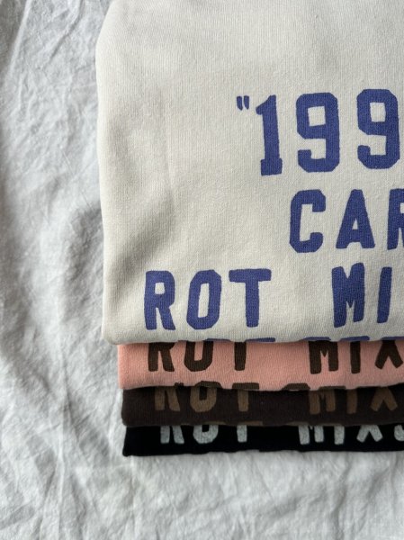 画像15: NATURAL LAUNDRY コットンリネン裏毛 キャロットプリントプルオーバー (15)