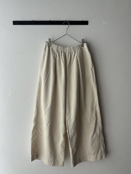 画像5: prit 8ウェールコーデュロイワンタックワイドパンツ (5)