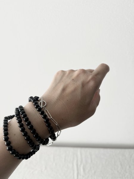 画像12: Luminaes_accessory 大粒オニキスのロングネックレス　【クリックポスト発送可】 (12)