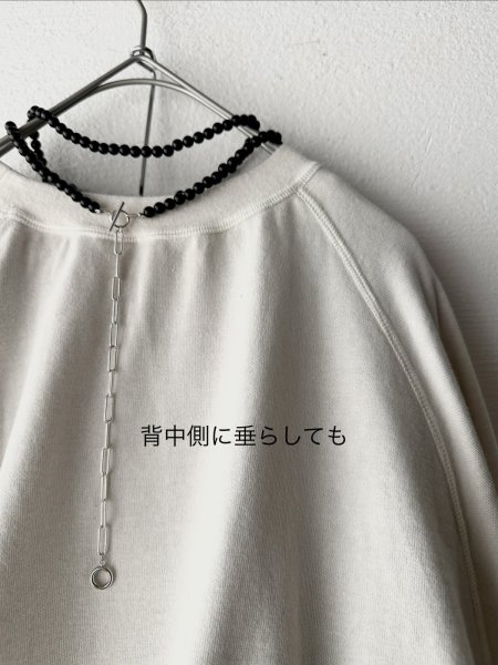 画像11: Luminaes_accessory 大粒オニキスのロングネックレス　【クリックポスト発送可】 (11)