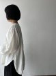 画像4: Luminaes ベルギーリネンブロード カフスのロングシャツ (4)