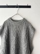 画像5: NATURAL LAUNDRY コットンウールメランジ ケーブルニットベスト (5)