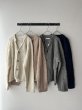画像1: NATURAL LAUNDRY コットンウールメランジ フィッシュアランカーディガン (1)