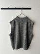 画像7: NATURAL LAUNDRY コットンウールメランジ ケーブルニットベスト (7)