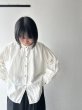 画像6: Luminaes ベルギーリネンブロード カフスのロングシャツ (6)