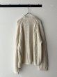 画像9: NATURAL LAUNDRY コットンウールメランジ フィッシュアランカーディガン (9)