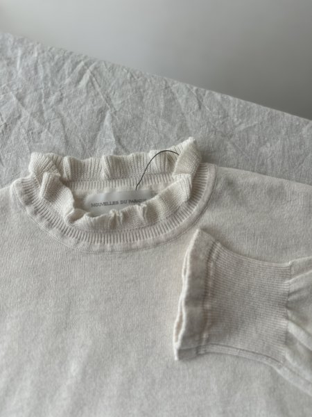 画像4: 【新色入荷】nouvelles du paradis ムーコットンフリルハイネック (4)