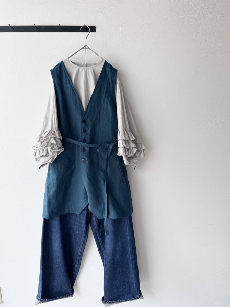 画像9: Gauze# FRILL SLEEVE BLOUSE (9)