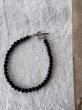 画像1: Luminaes_accessory 天然フロストオニキスのブレスレット(unisex)【アレルギー対応】 (1)