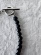 画像2: Luminaes_accessory 天然フロストオニキスのブレスレット(unisex)【アレルギー対応】 (2)