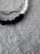画像3: Luminaes_accessory マットビーズとチェーンのバイカラー二重ブレスレット 【アレルギー対応】 (3)