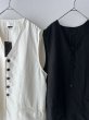 画像7:  Luminaes ベルギーリネン Vネックミドルベスト (7)